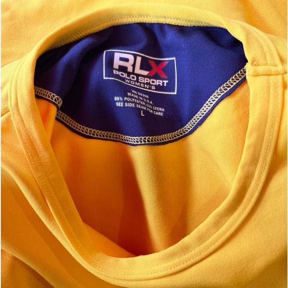 RALPH LAUREN RLX POLO SPORT Woman’s Surf Swim Rash Guard Sz L Made🇺🇸USA NEW! - Picture 6 of 8